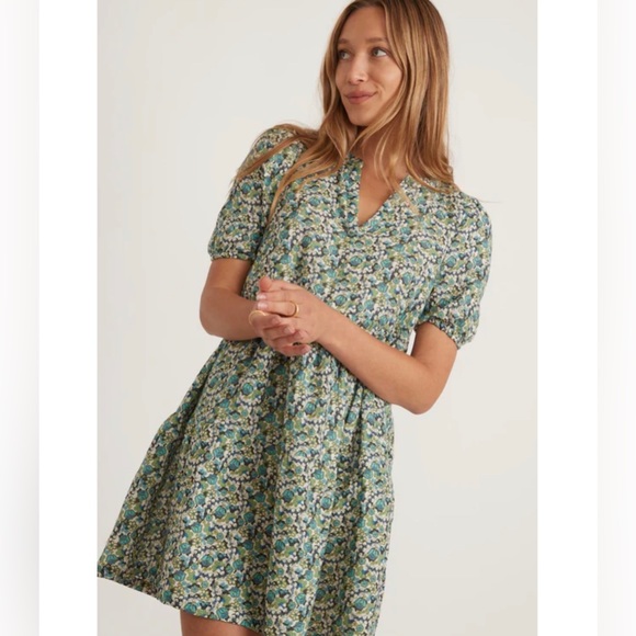 Marine Layer Dresses & Skirts - Marine Layer Short Sleeve Mini Dress Boho Ditsy sz XL